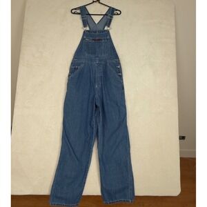 Vintage Old Navy Denim Overalls Y2K Carpenter Style Relaxed Fit Womens M Retro